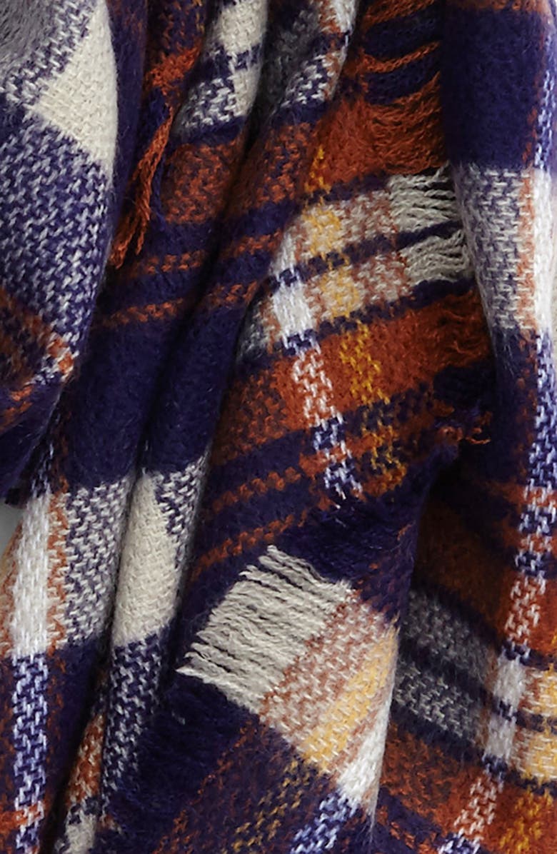 BP. Plaid Oblong Scarf, Alternate, color, 