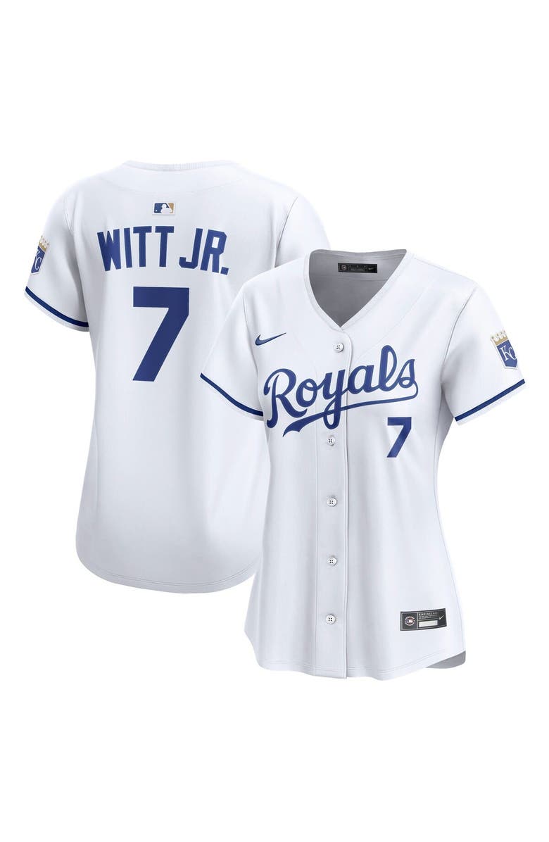 Nike Women's Nike Bobby Witt Jr. White Kansas City Royals Home Limited Jersey, Main, color, White