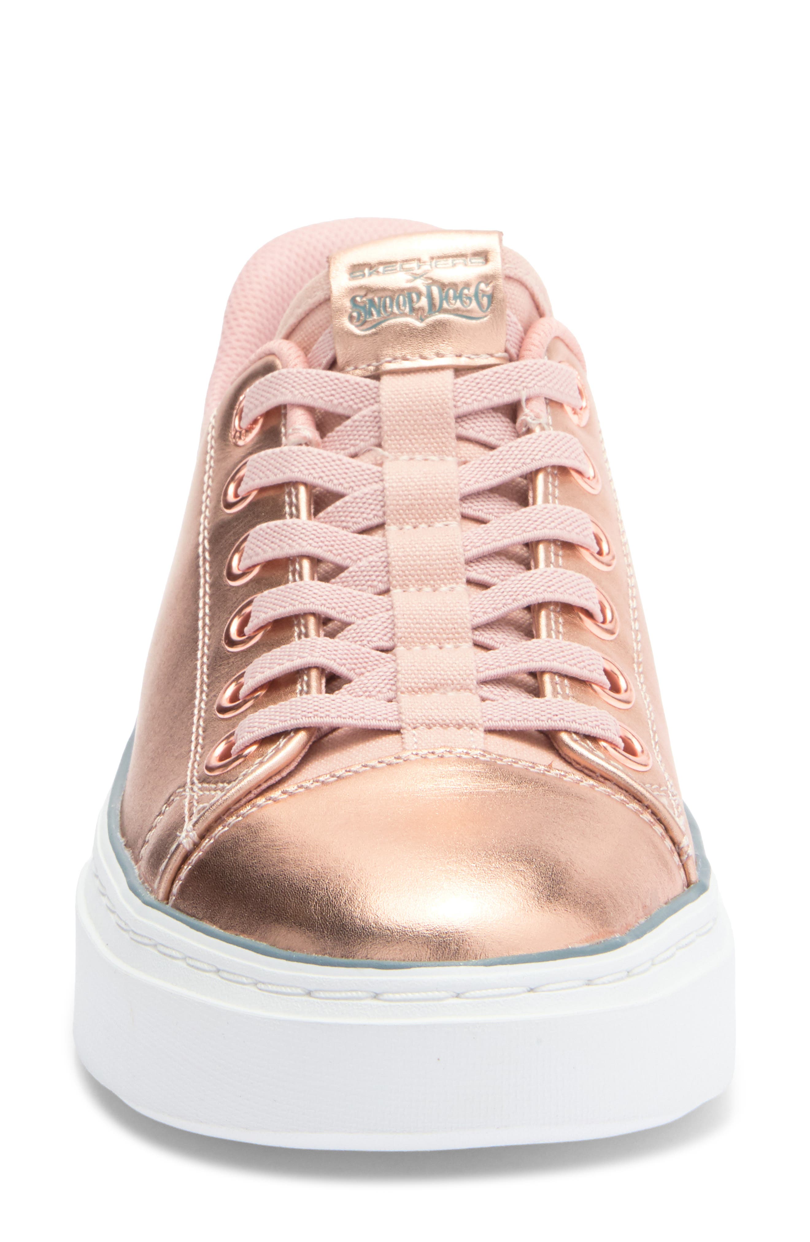 SKECHERS Slip-ins Snoop Dogg: Snoop One Sneaker, Alternate, color, Rose Gold