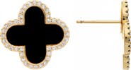 RIVKA FRIEDMAN Clover Stud Earrings