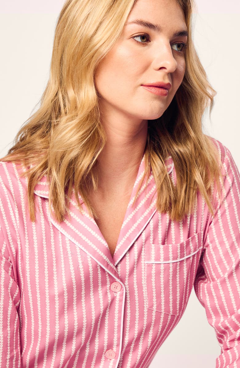 Petite Plume Love Cotton Twill Pajamas, Alternate, color, 