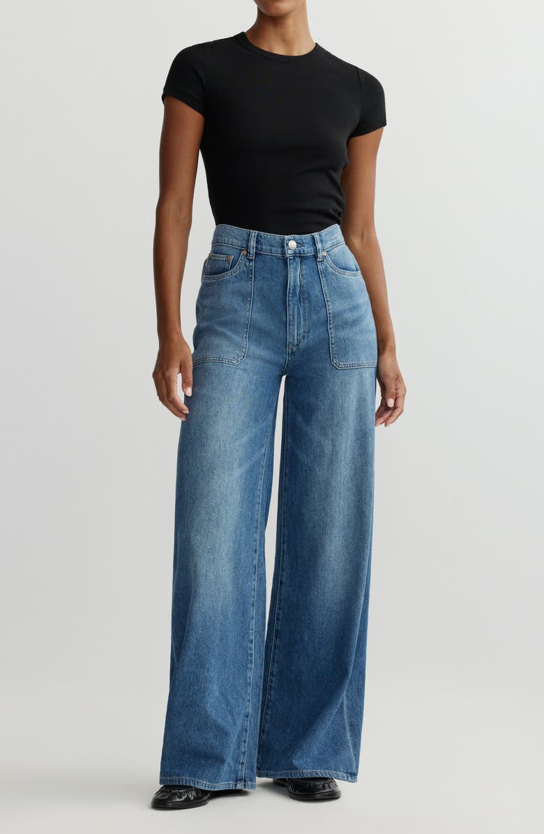 DL1961 Hepburn High Waist Wide Leg Jeans, Alternate, color, 