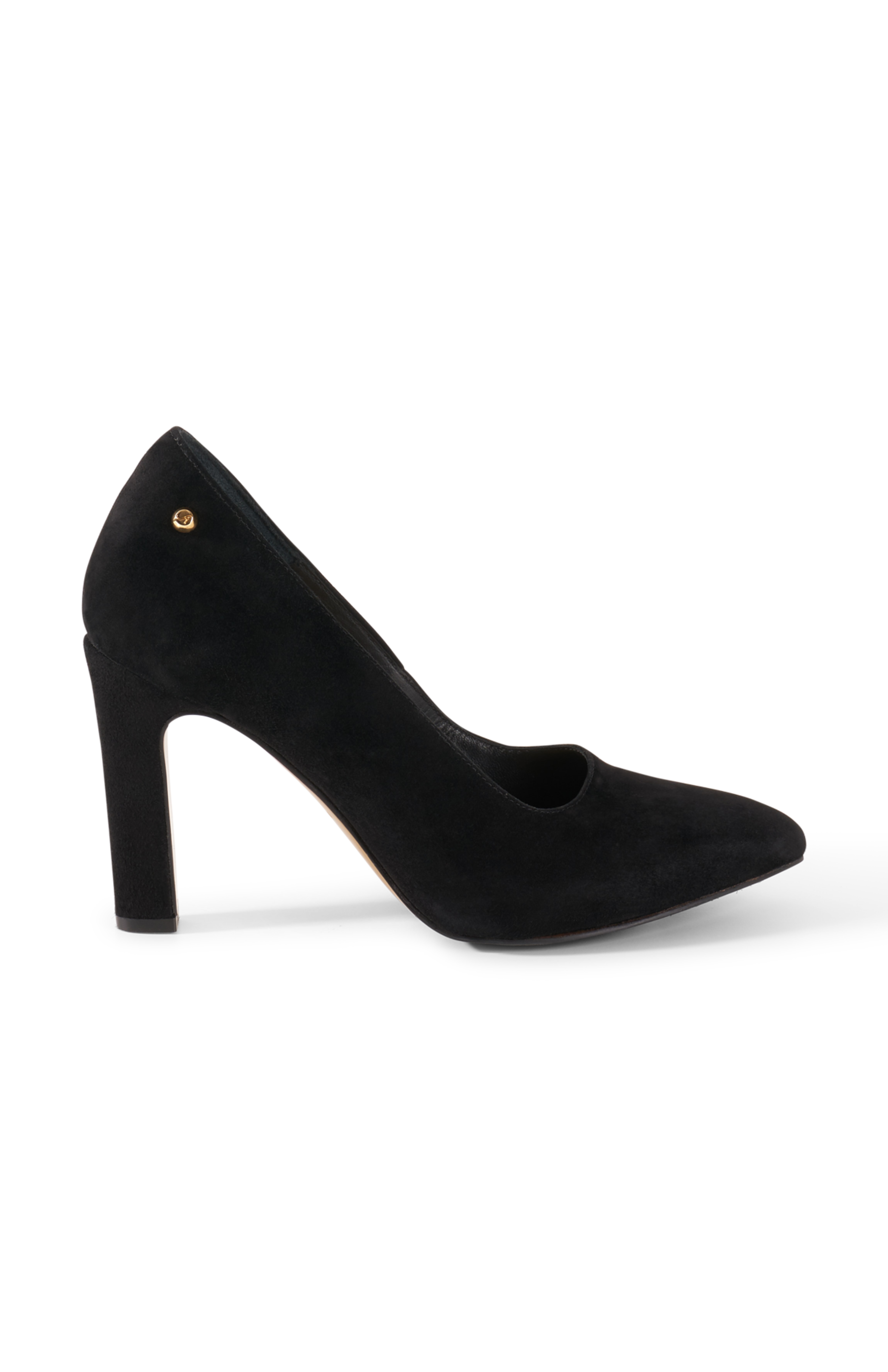 Stinaa.J Jackie Orthopedic Suede Pumps, Main, color, Black Suede