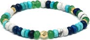 Anzie Bohème Multicolor Smooth Rondelle Stretch Bracelet