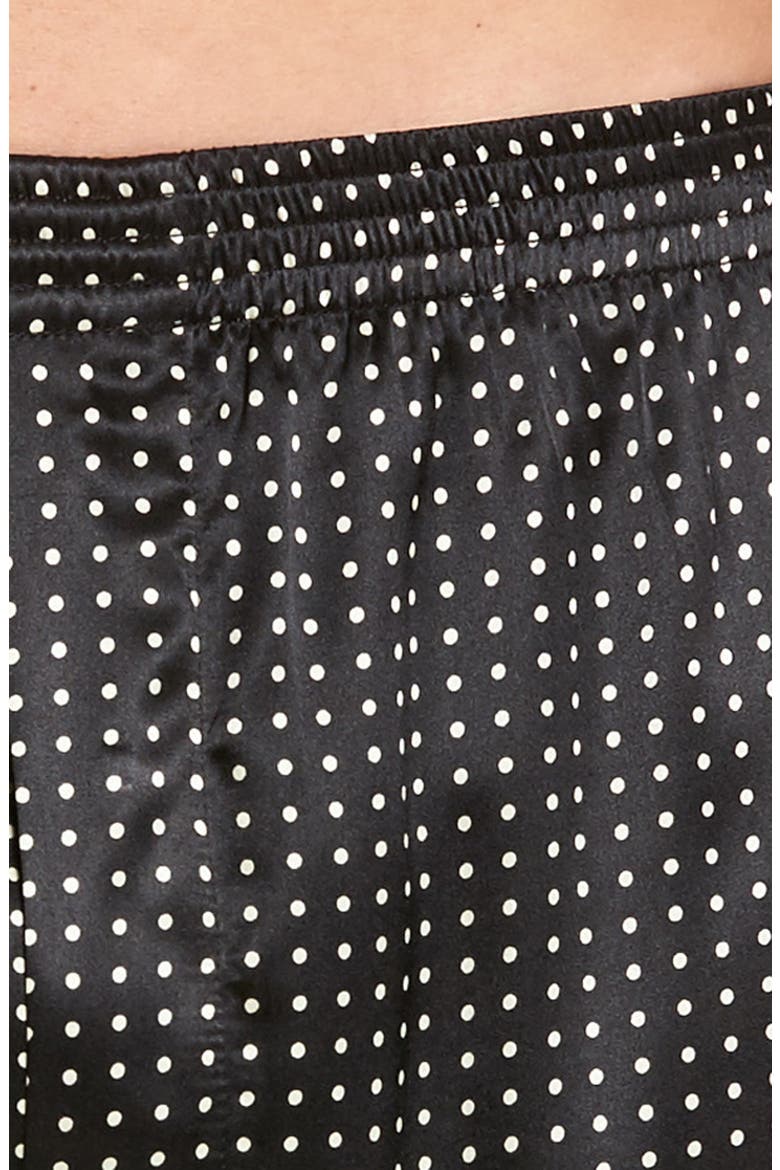 Dot Silk Boxers, Alternate, color, BLACK/ BLACK PIPING