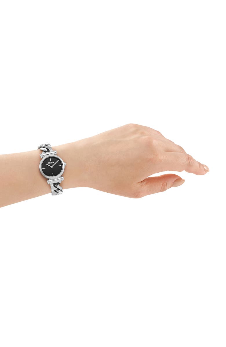 DKNY L 159 Bracelet Watch, Alternate, color, Black