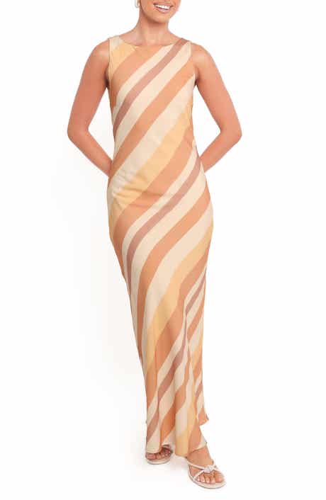 Petal & Pup Flavia Stripe Maxi Slipdress