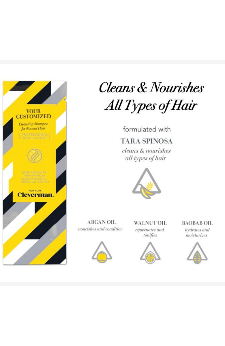 Cleverman Men's Cleansing Shampoo for Normal Hair, Alternate, color, N/A