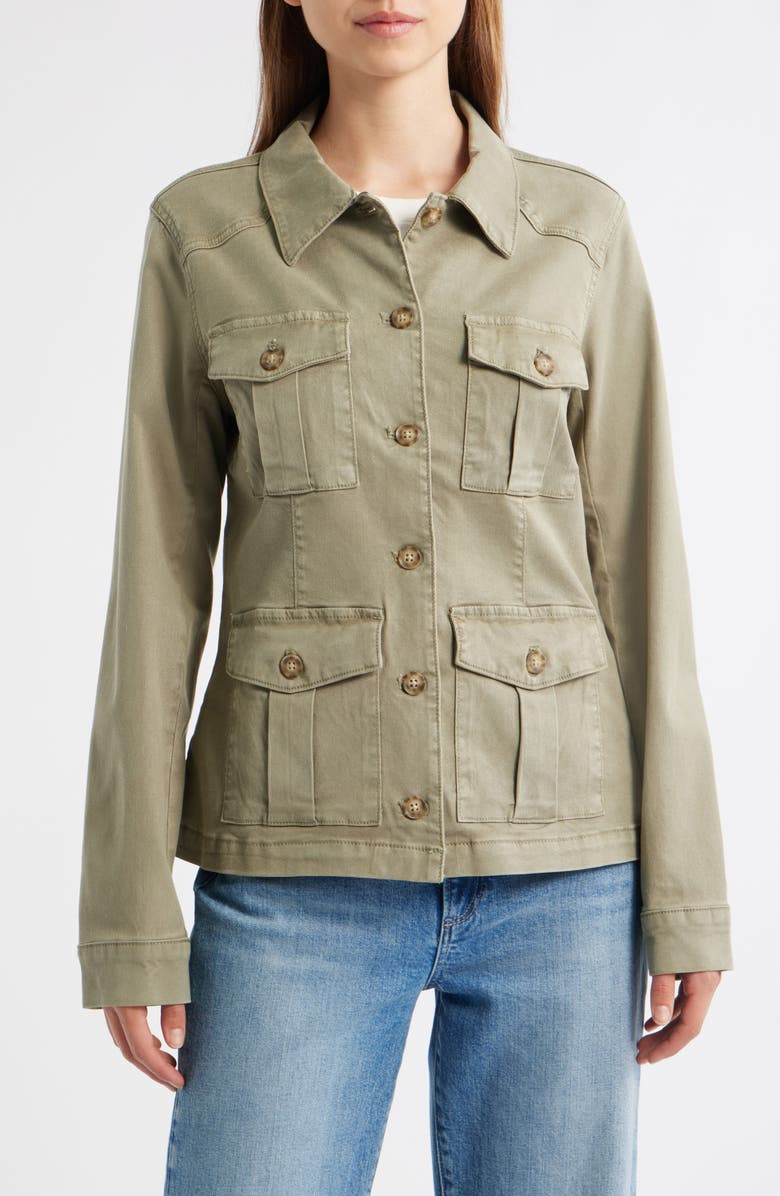 PAIGE Stacey Utility Jacket, Alternate, color, Vintage Oak Moss