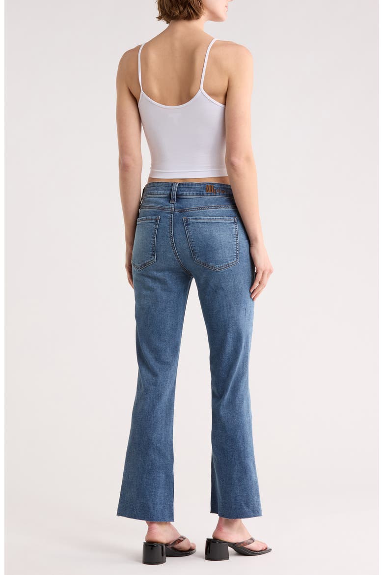 Nikki Raw Ankle Flare Leg Jeans, Alternate, color, THUNBERGIA