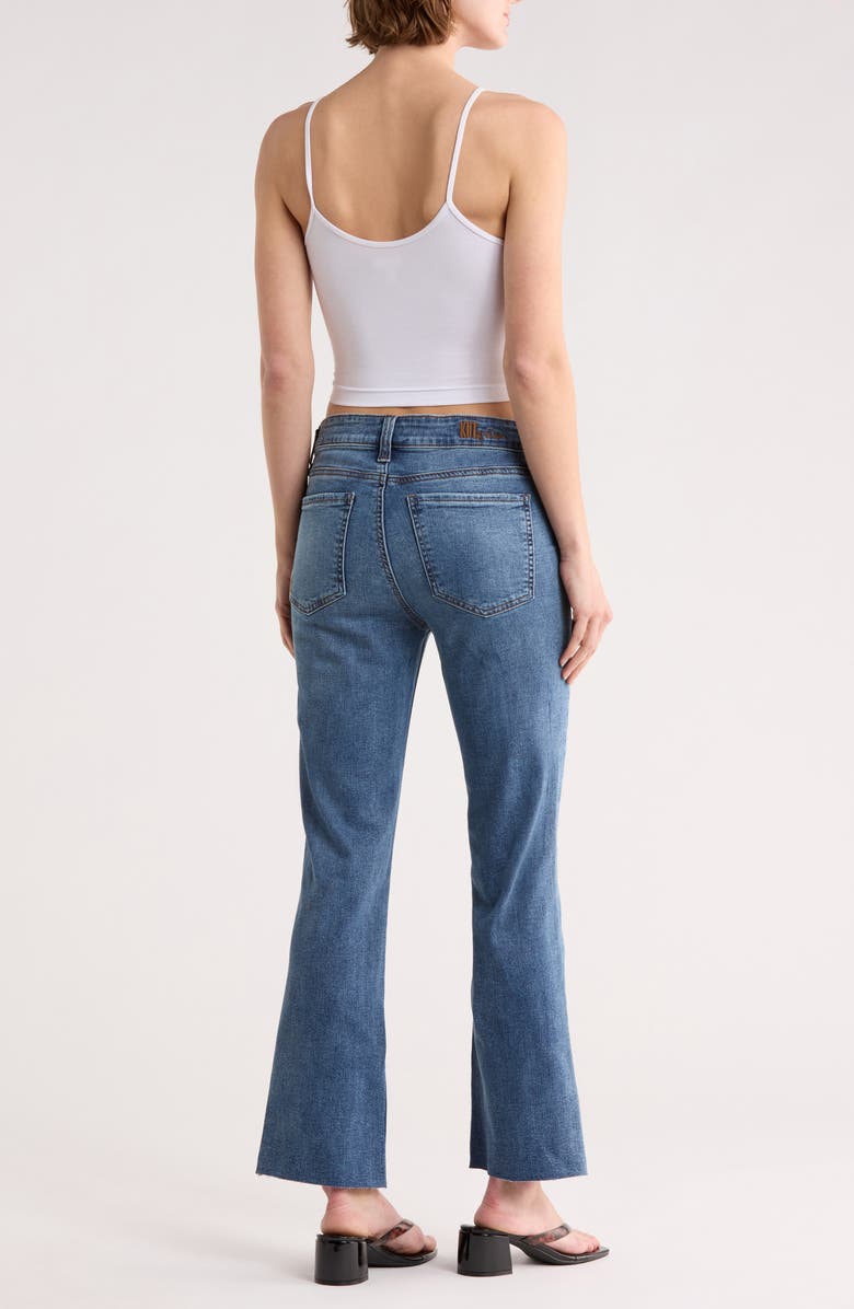 KUT from the Kloth Nikki Raw Ankle Flare Leg Jeans, Alternate, color, Thunbergia
