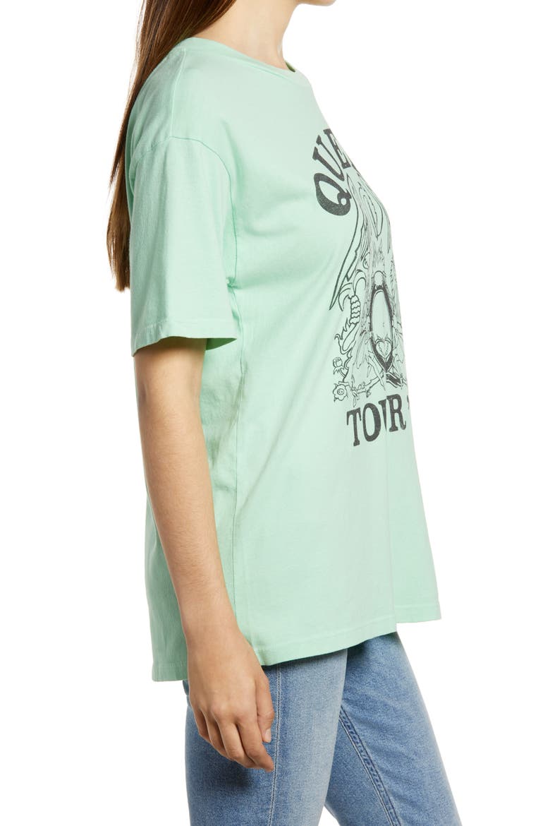 Queen 1975 Tour Graphic Tee, Alternate, color, MINT