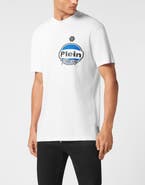 PHILIPP PLEIN Jersey T-Shirt Round Neck Ss Cars Racing Men