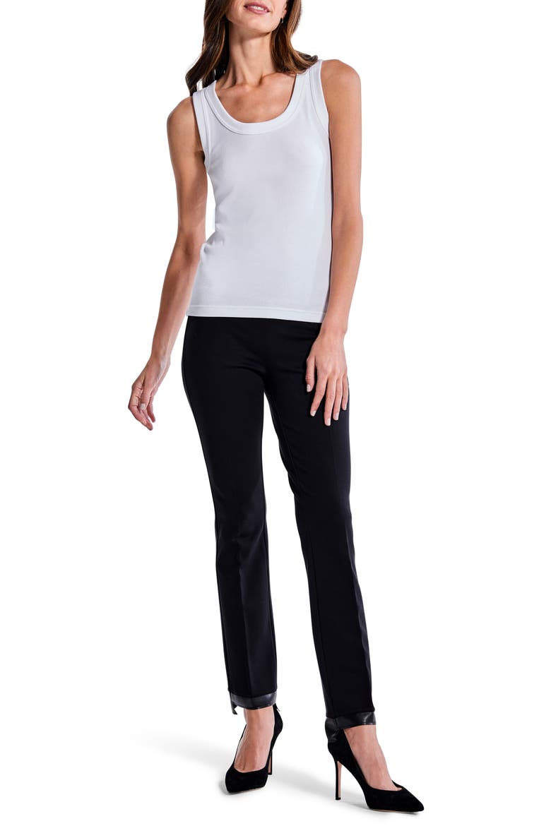 Perfect Knit Rib Scoop Neck Tank, Alternate, color, PAPER WHITE