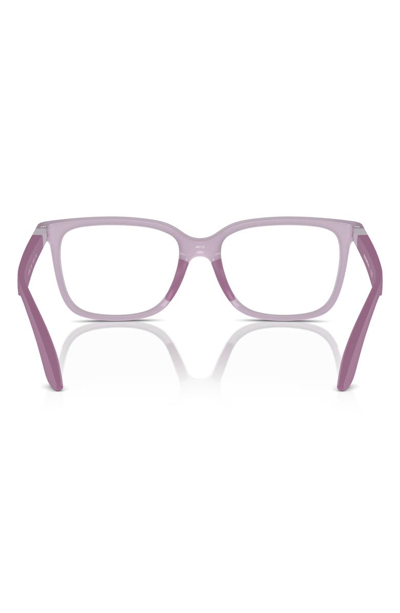 Emporio Armani Kids
 49mm Pillow Optical Glasses, Alternate, color, Opaline Lilac / Demo Lens