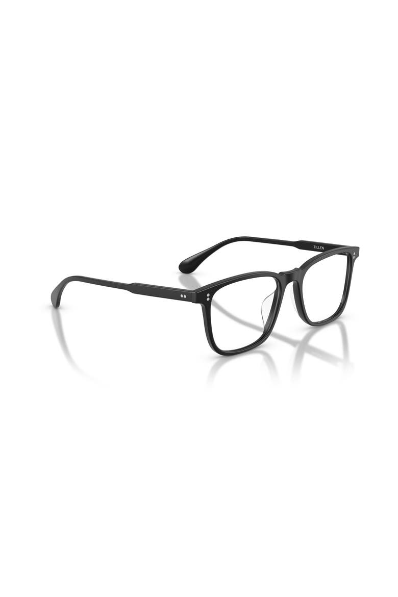 53mm Square optical glasses, Alternate, color, Black