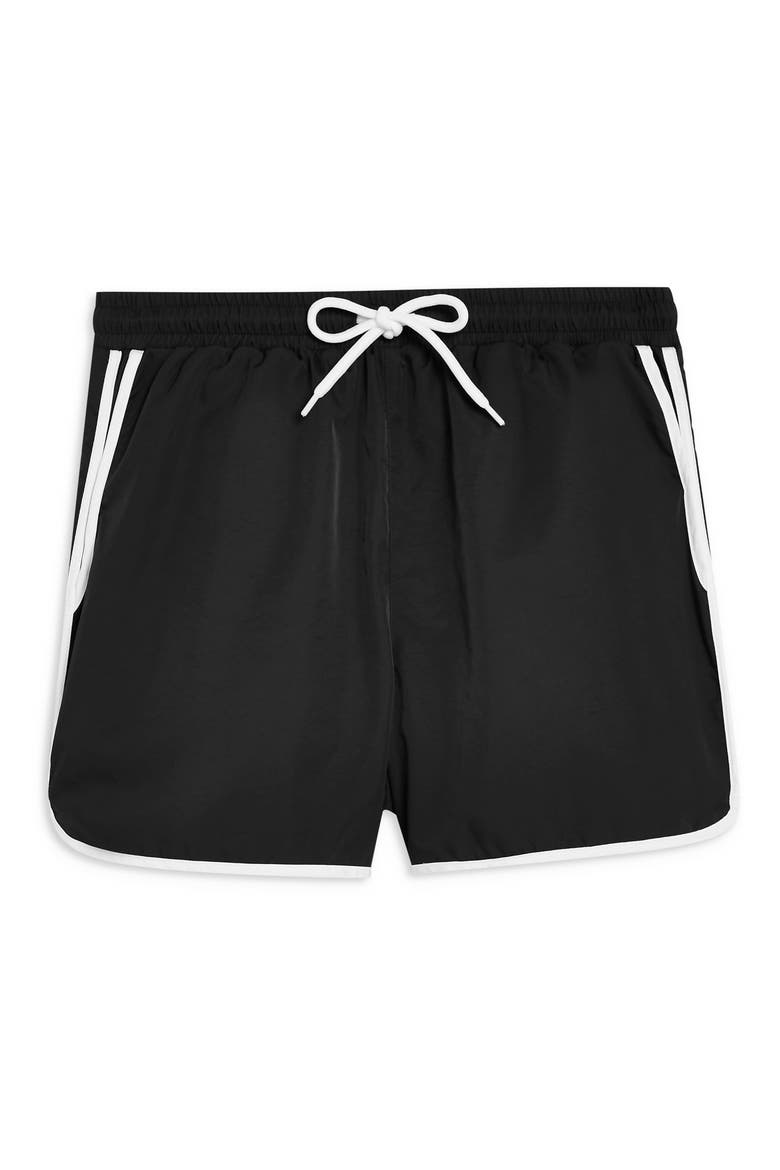 Runner Swim Trunks, Alternate, color, BLACK MULTI