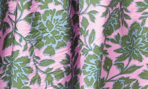 Gibsonlook Playa Floral Tiered High Waist Maxi Skirt In Rose Garden