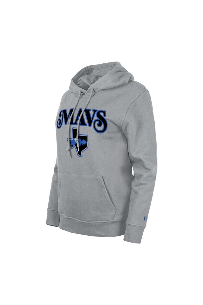 Women's New Era Gray Dallas Mavericks 2023/24 City Edition Pullover Hoodie, Alternate, color, Gray