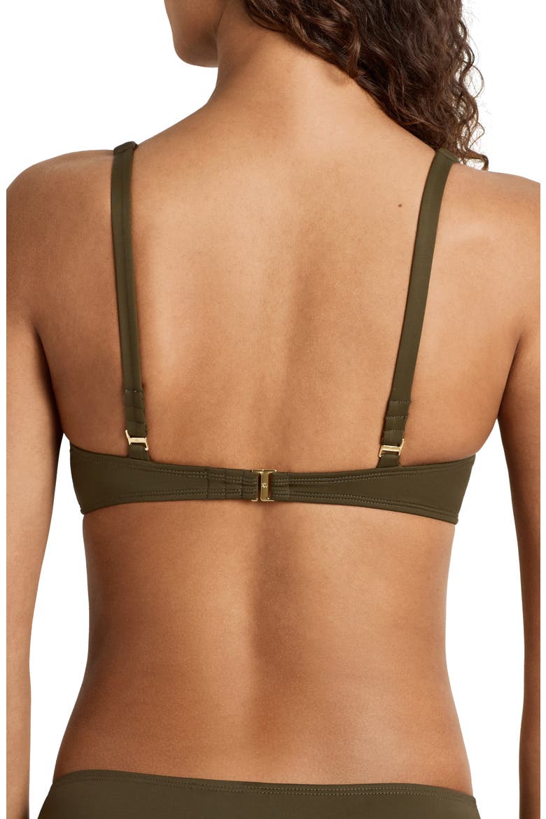 Ring Bikini Top, Alternate, color, DARK OLIVE