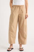 Reformation Elara Organic Cotton Poplin Drawstring Pants