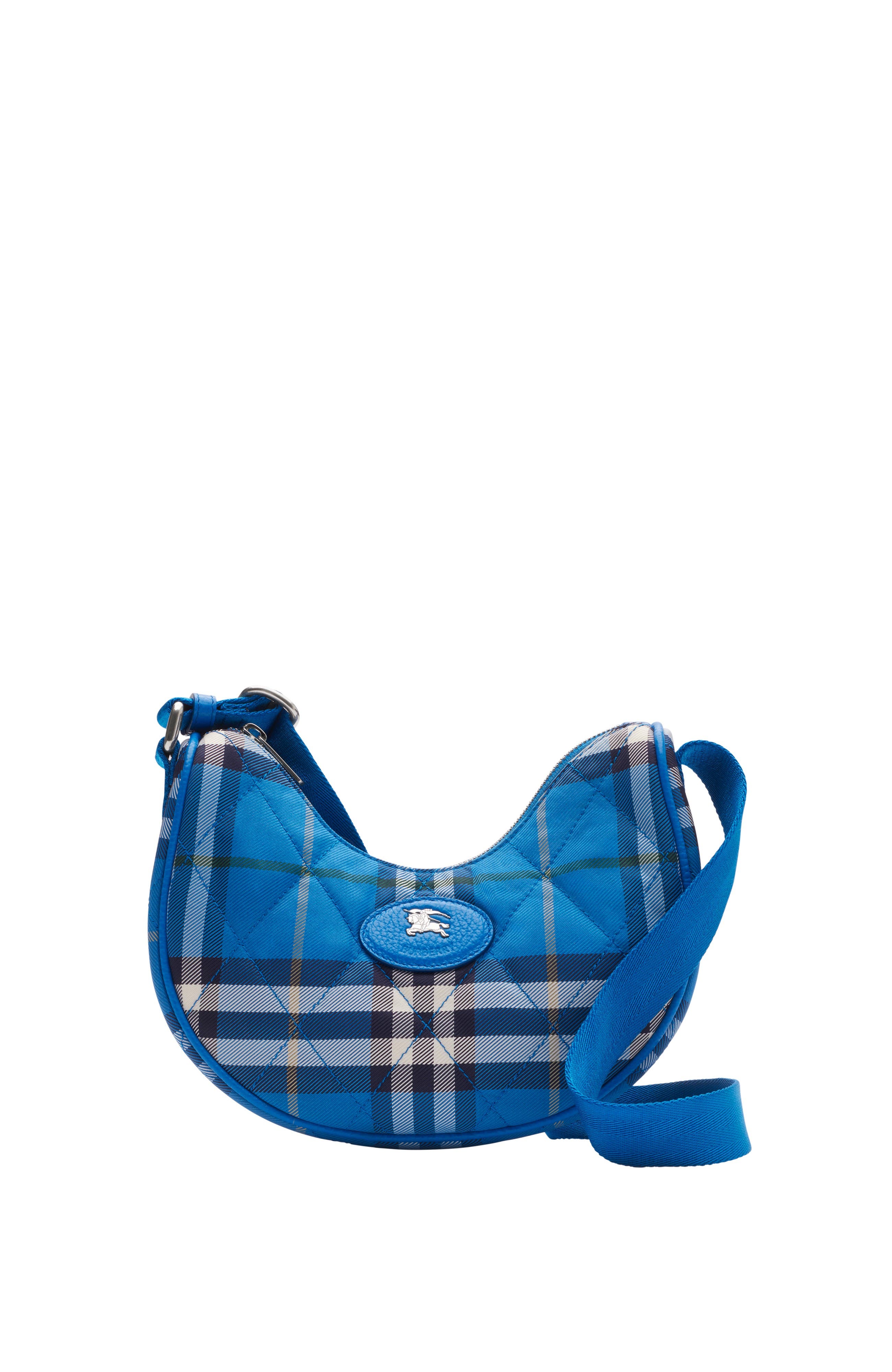 Burberry Horseshoe Crossbody Bag, Main, color, Hyacinth