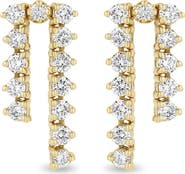 Zoë Chicco 14K Gold Diamond Tennis Drop Earrings