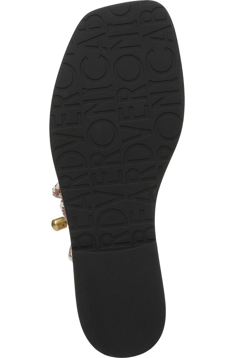 Veronica Beard Carmina Woven Cord Ankle Wrap Sandal, Alternate, color, Hazelwood/ Ecru