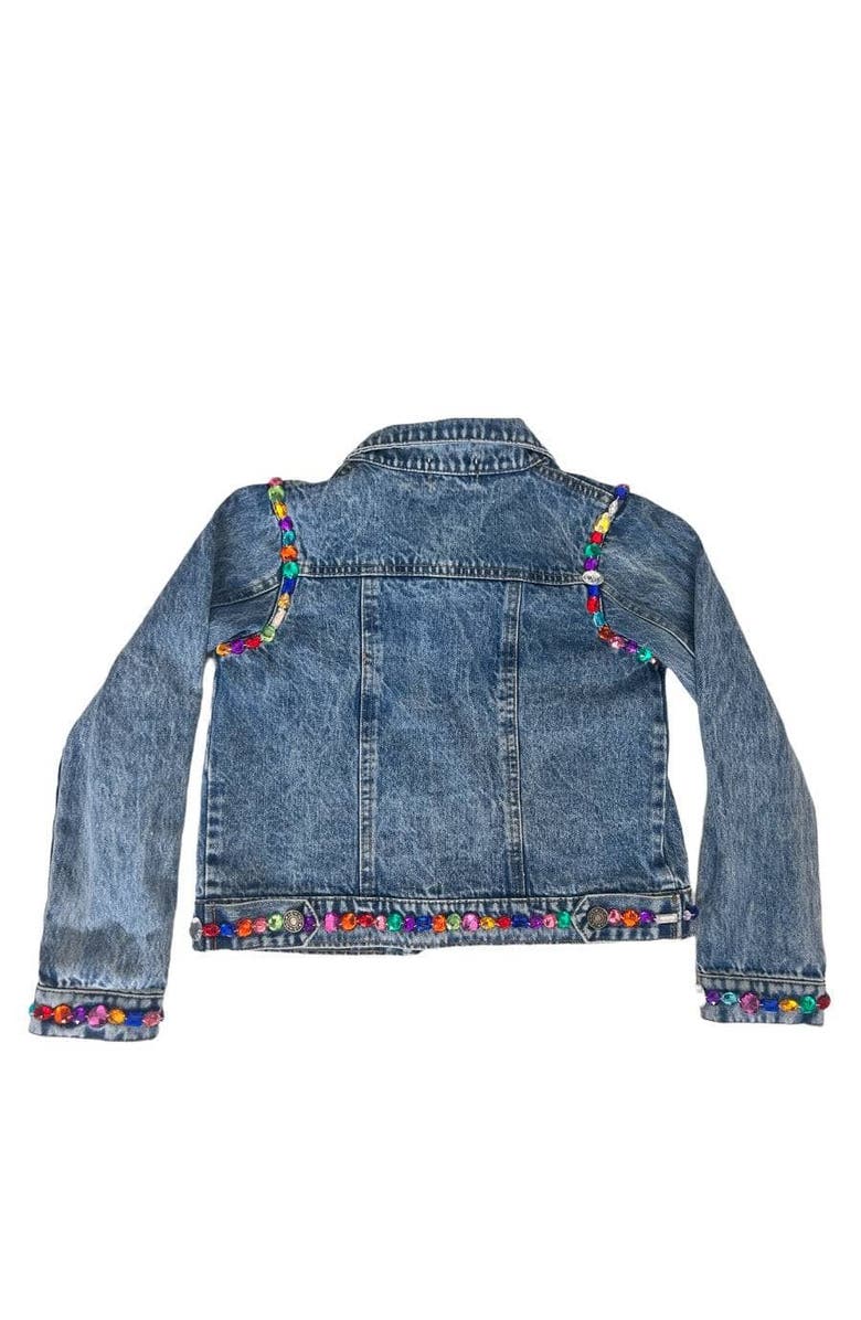 Lola + The Boys Jelly Bean Denim Jacket, Alternate, color,