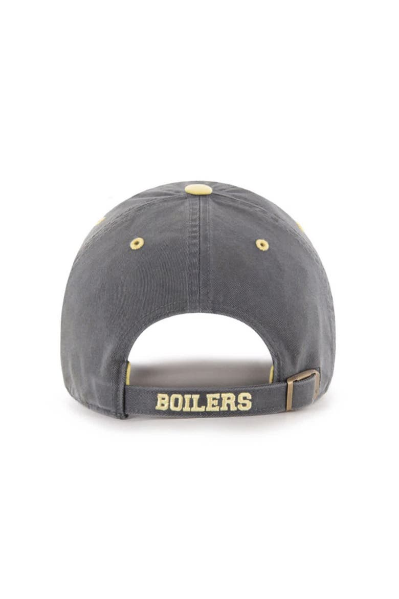 Men's '47 Charcoal Purdue Boilermakers Ice Clean Up Adjustable Hat, Alternate, color, Charcoal