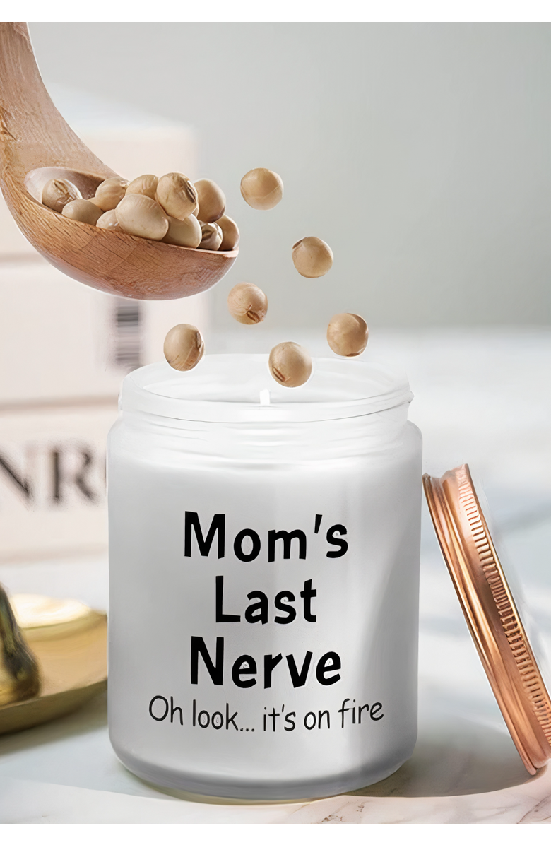 Lovery Mom's Last Nerve Mother's Day Candle, Alternate, color, Vanilla
