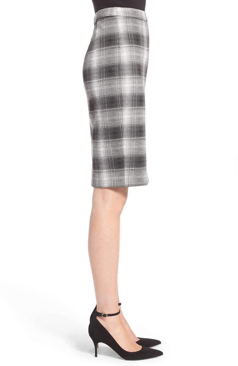 Halogen<sup>®</sup> Plaid Pencil Skirt, Alternate, color,
