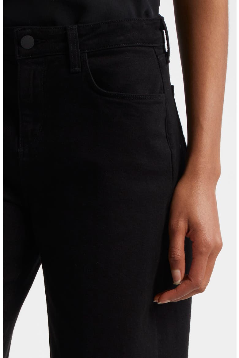 Krista High Waist Barrel Jeans, Alternate, color, SATURATED BLACK