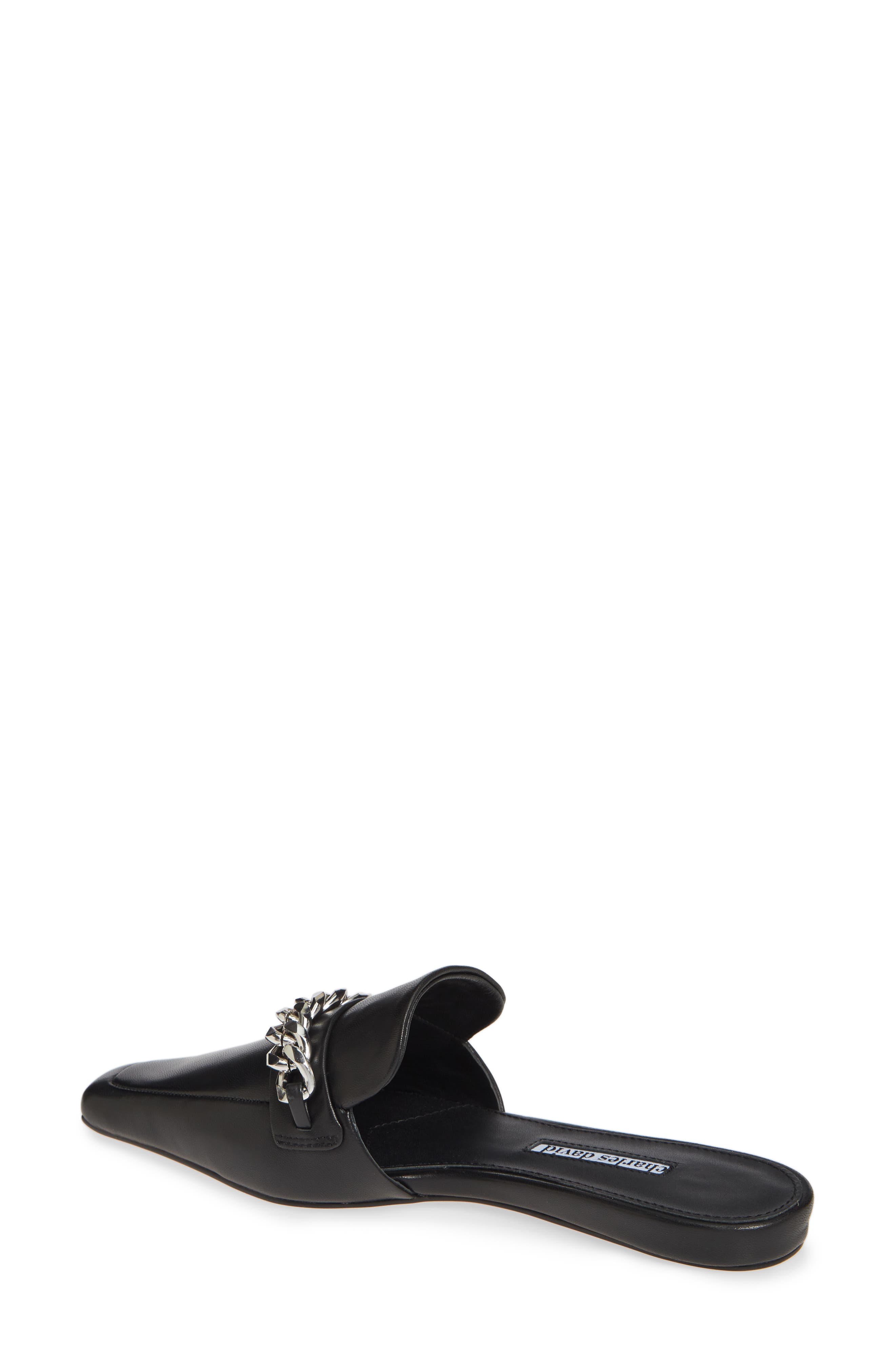 Juvenile Mule, Alternate, color, BLACK LEATHER