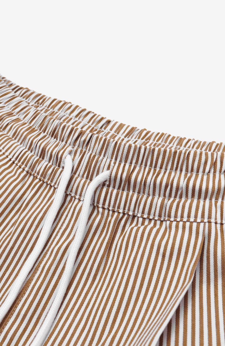 STUDENTS Hurricane Stripe Woven Cotton Drawstring Pants, Alternate, color, Brown