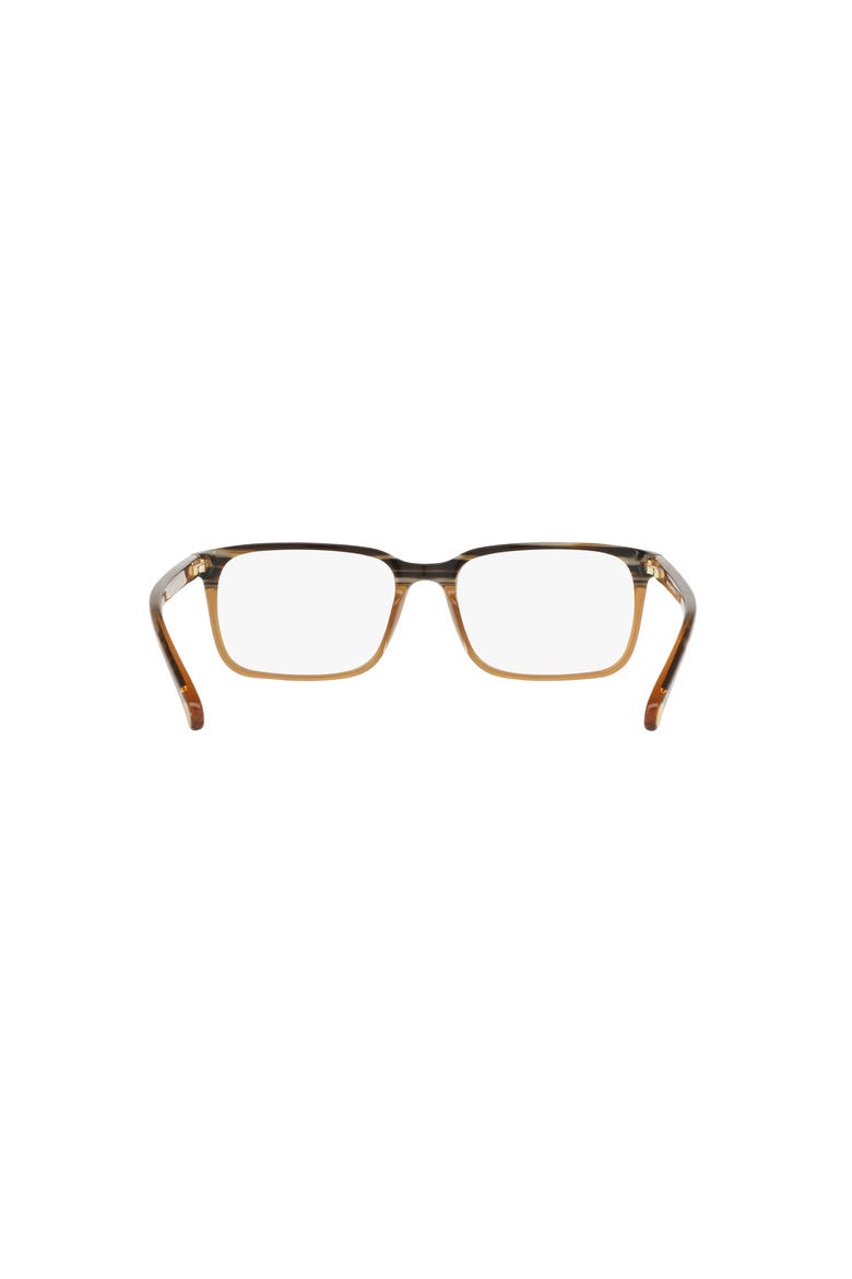56mm Rectangle optical glasses, Alternate, color, Brown