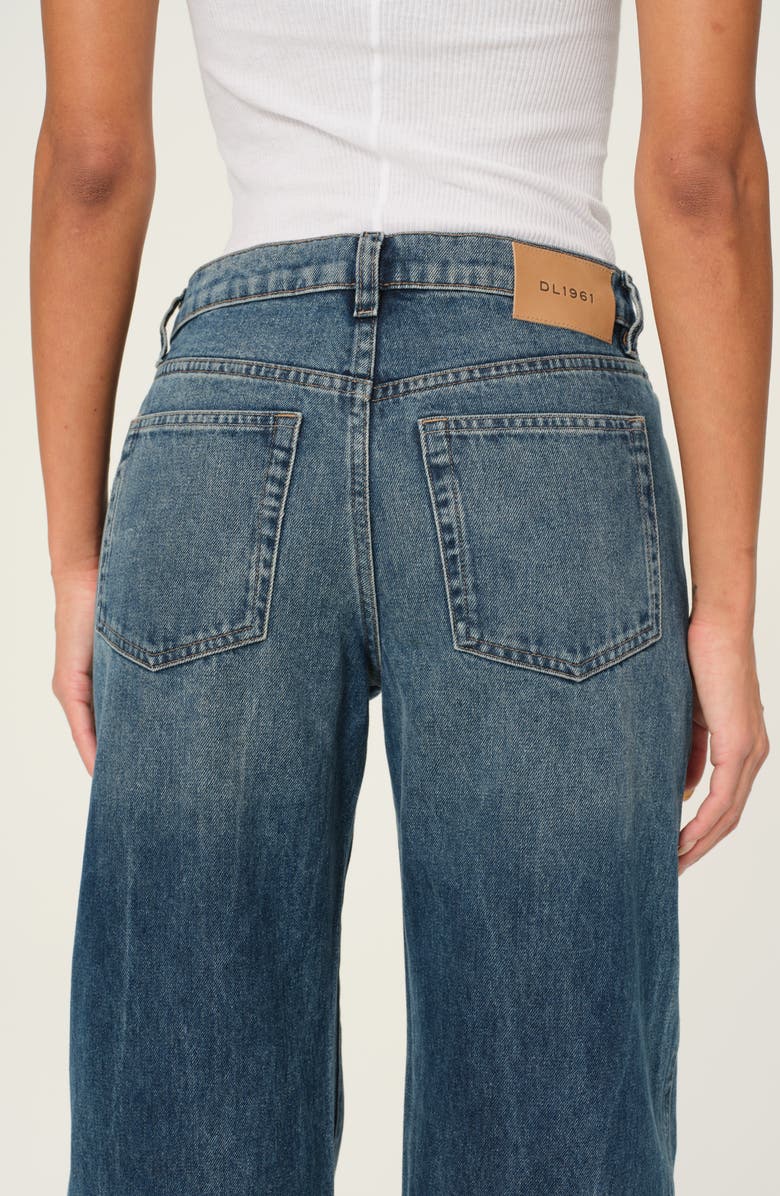 DL1961 Drue Low Rise Straight Leg Jeans, Alternate, color, Seagate