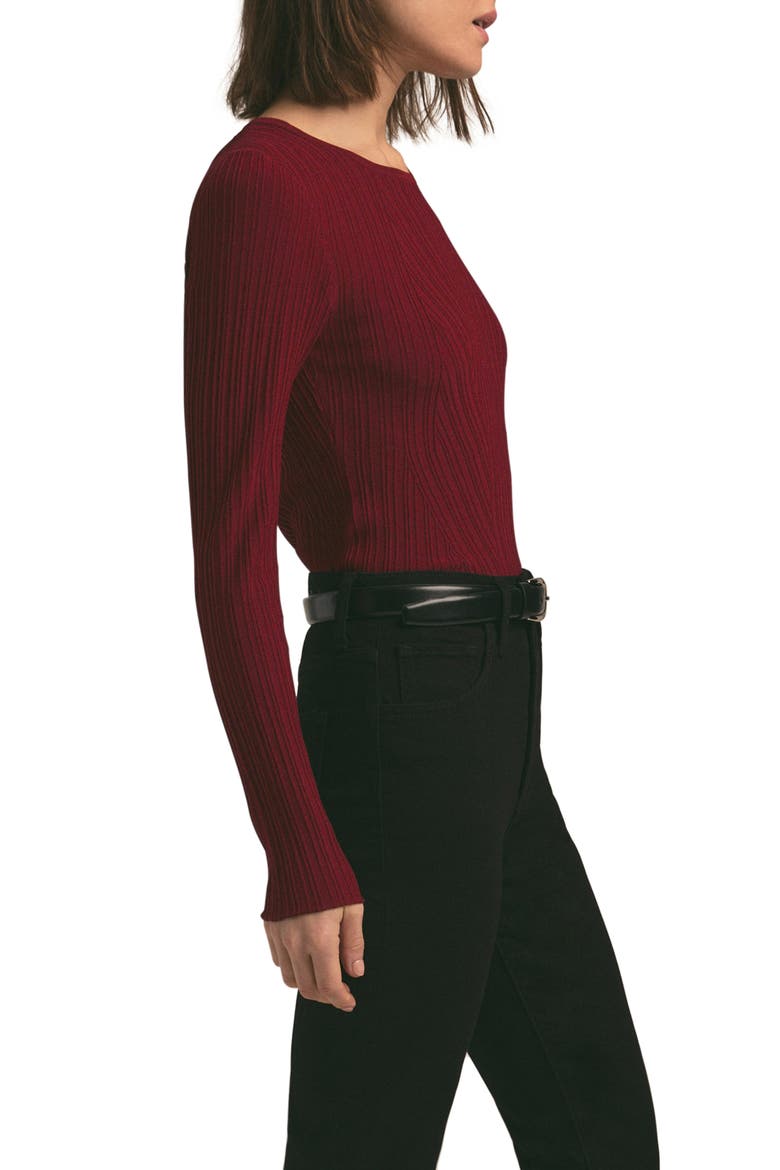 The Courtney Long Sleeve Sweater, Alternate, color, SANGRIA NIGHTS