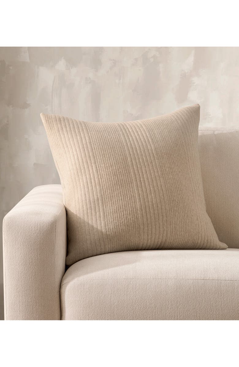 DKNY Pure Pure Rib Jersey Accent Pillow, Alternate, color,
