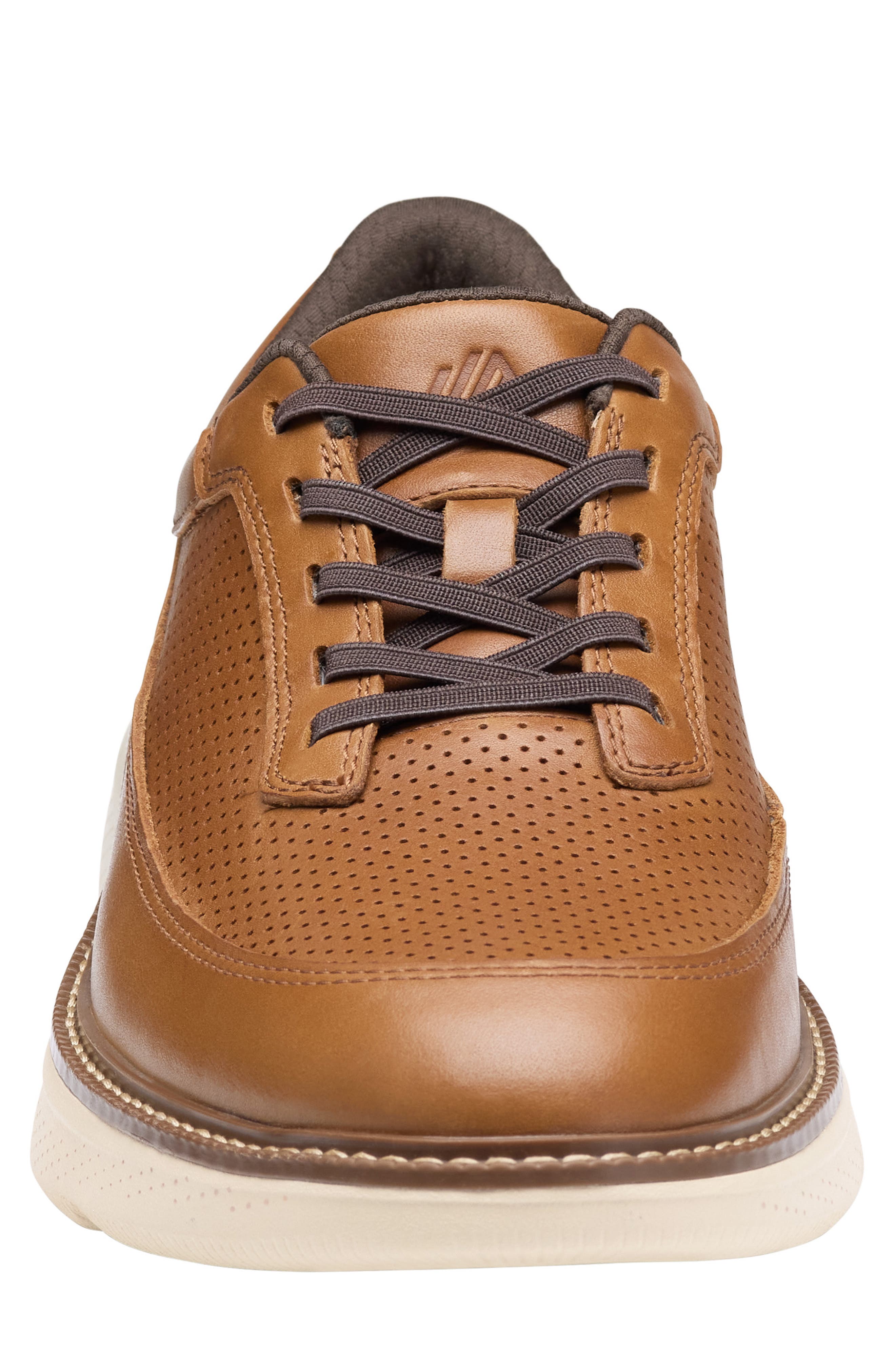 Hayden Stretch U-Throat Leather Oxford, Alternate, color, TAN FULL GRAIN