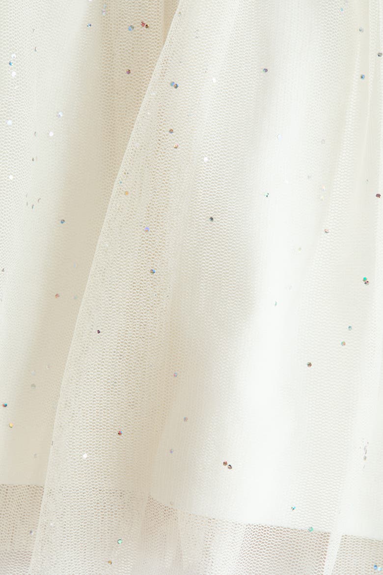 Printed Tulle-skirt Sweatshirt Dress, Alternate, color, Navy blue/Sanrio