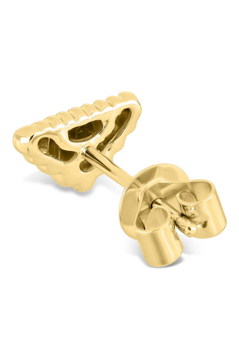 14k Gold Chevron Stud Earrings, Alternate, color, 14K YELLOW GOLD