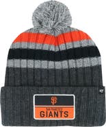 '47 Men's '47 Gray San Francisco Giants Stack Cuffed Knit Hat with Pom