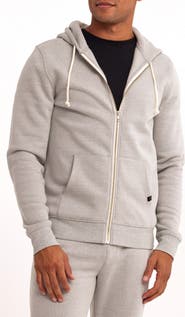 Threads 4 Thought Trim Fit Heathered Fleece Zip Hoodie