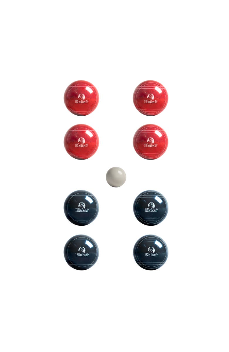 Elakai Premium Resin 107Mm Rambler Bocce Set, Alternate, color, Blue Red