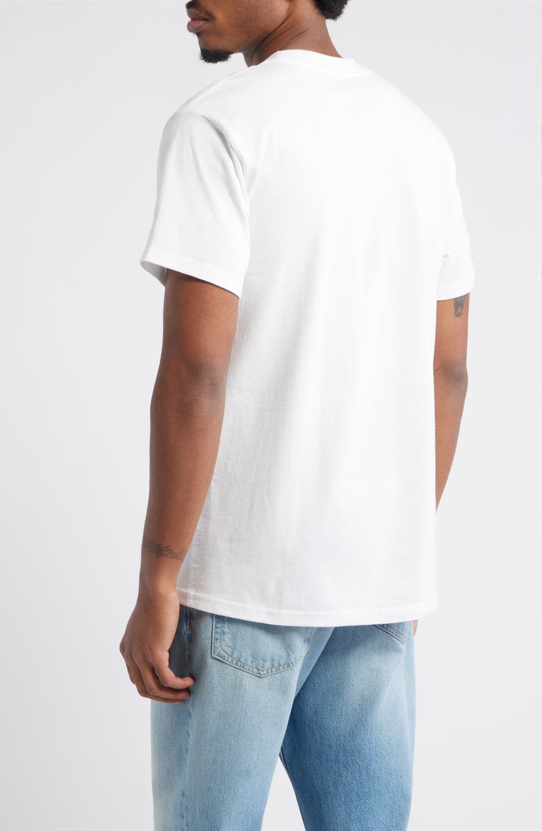 Club Vintage Y2K Cotton Graphic T-Shirt, Alternate, color, White