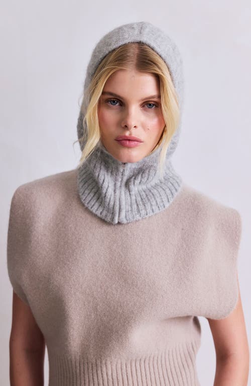 Arctic Fox & Co. Arctic Fox & Co The Alpaca Blend Zip Balaclava In Gray