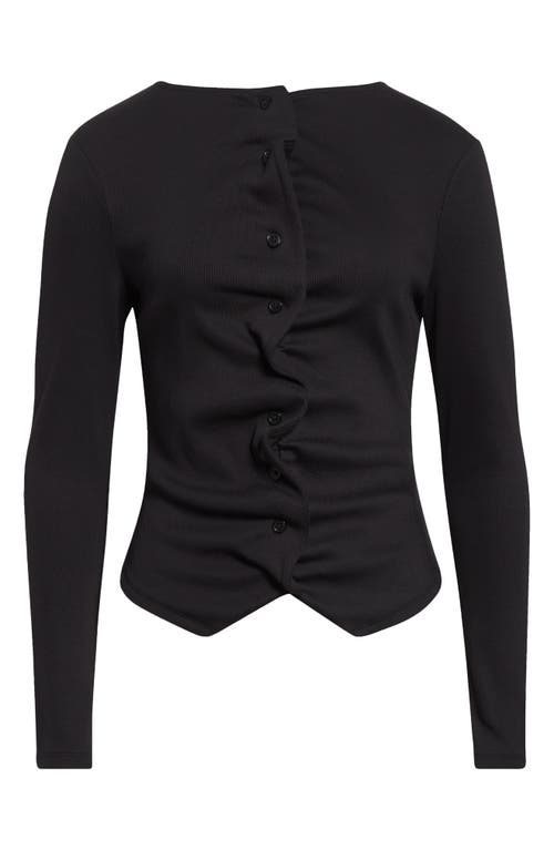 Veronica Beard Jasminah Rib Cardigan In Gray