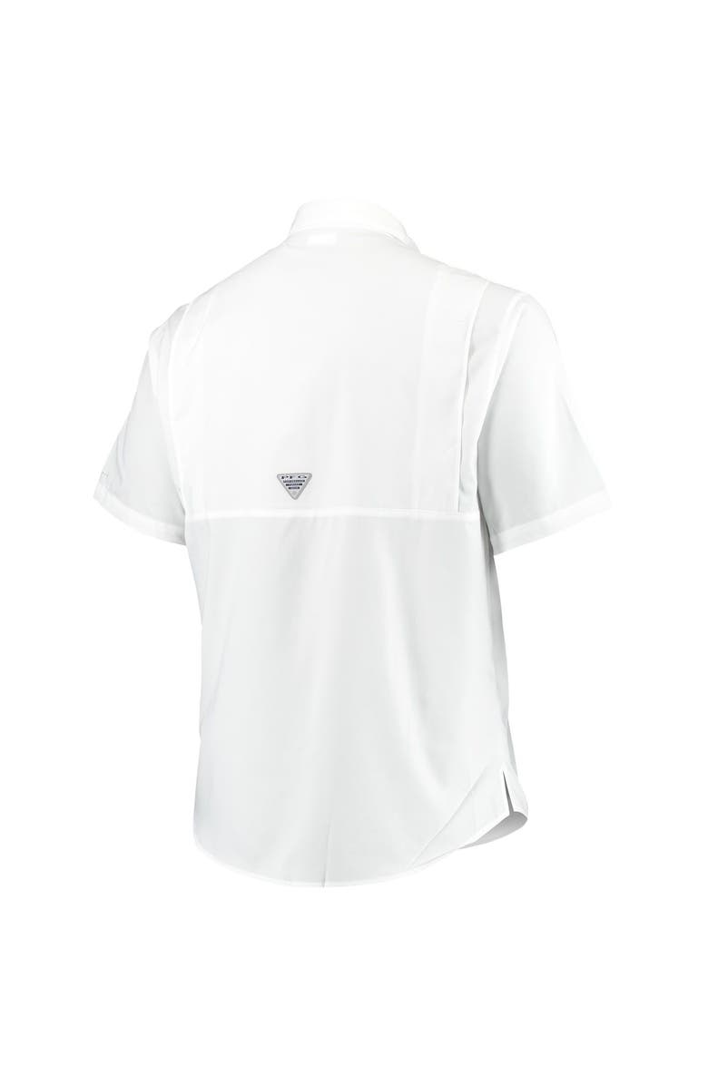 Columbia Men's Columbia White Oklahoma Sooners Big & Tall Collegiate Tamiami Button-Down Shirt, Alternate, color, White