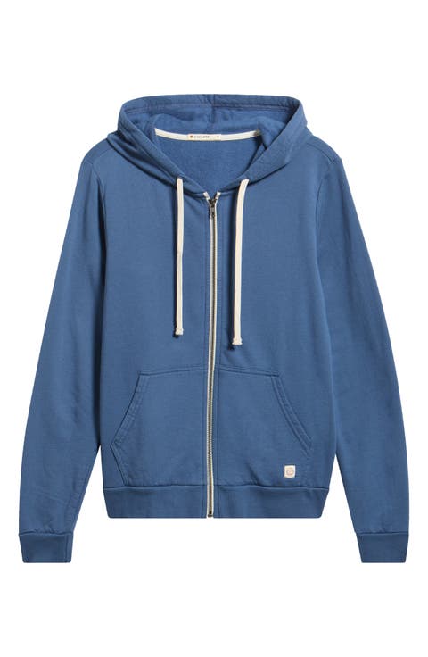 Afternoon Cotton Blend Zip Front Hoodie